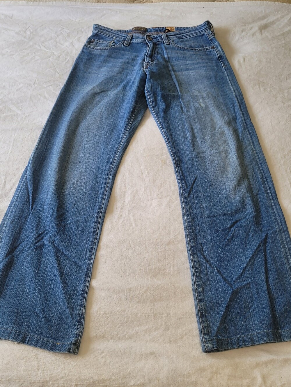 AG Adriano Goldschmied The Hero Relaxed Fit Mens 31x31 Jeans Denim Stretch USA